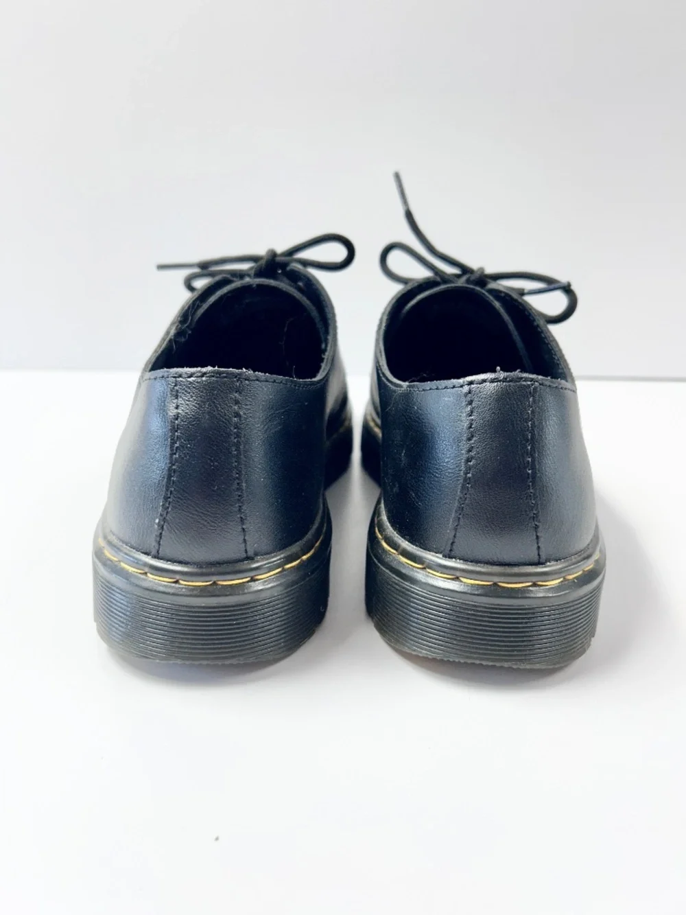 Dr. Martens Smooth Black Leather Oxfords Mens US 9 Womens US 10 Zavala Lo Shoes